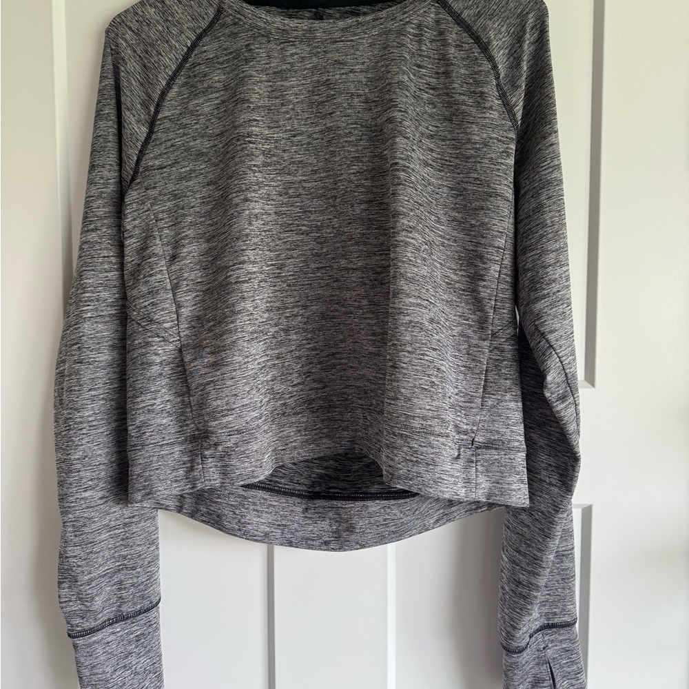 adidas Heathered Gray Women's Sweatshirt